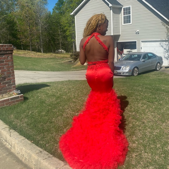 Red Prom Dress - Picture 2 of 5